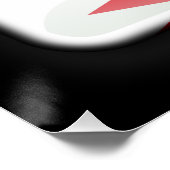 Vlag van Bahrein Poster (Hoek)