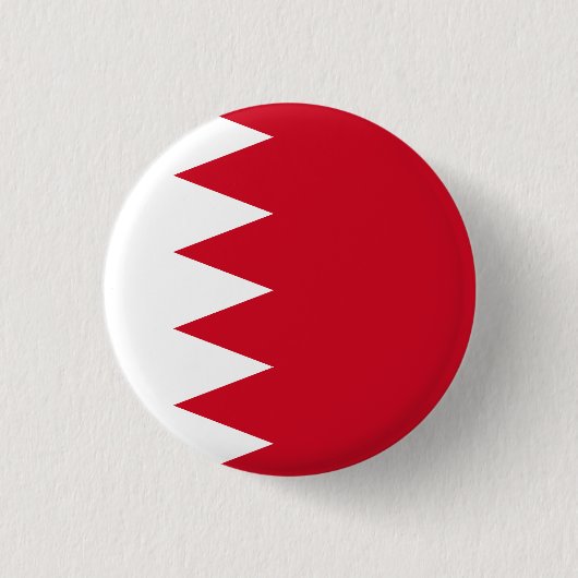 Vlag van Bahrein Ronde Button 3,2 Cm (Voorkant)