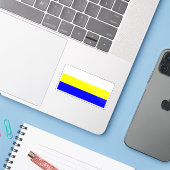 Vlag van Bakar, Kroatië Sticker (Laptop met iPhone)