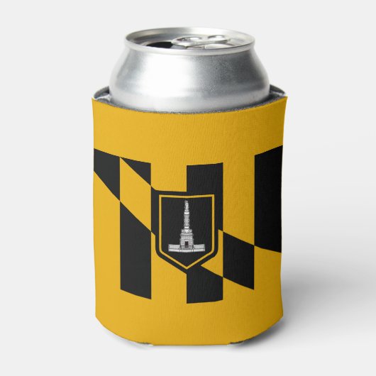 Vlag van Baltimore Blikjeskoeler (Blikje Voorkant)