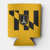 Vlag van Baltimore Blikjeskoeler (Voorkant)