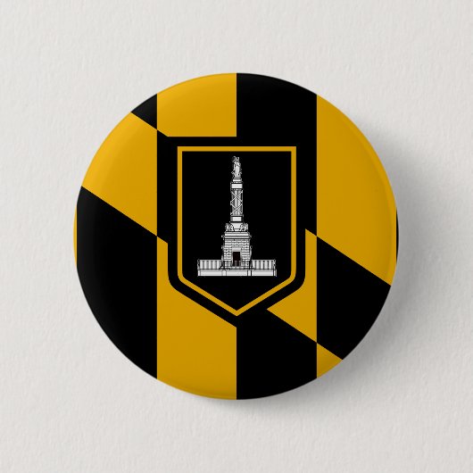 Vlag van Baltimore Button (Voorkant)