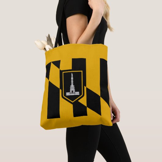 Vlag van Baltimore Canvas tas (Dichtbij)