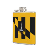 Vlag van Baltimore Flask Heupfles (Links)