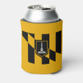 Vlag van Baltimore Koelbox Blikjeskoeler (Blikje Achterkant)