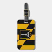 Vlag van Baltimore, Maryland Bagagelabel (Voorkant verticaal)