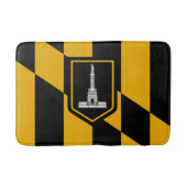 Vlag van Baltimore, Maryland Bathroom Mat (Voorkant)