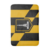 Vlag van Baltimore, Maryland Bathroom Mat (Voorkant Verticaal)