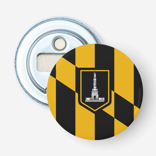 Vlag van Baltimore, Maryland Bottle Opener (Voorkant)
