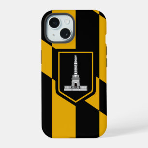 Vlag van Baltimore, Maryland Case-Mate iPhone Hoe 15 Case