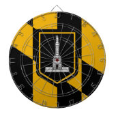 Vlag van Baltimore, Maryland Dart Board Dartbord (Voorkant)