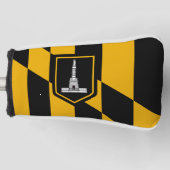 Vlag van Baltimore, Maryland Golf Head Hoesje Golfheadcover (Voorkant)