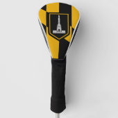 Vlag van Baltimore, Maryland Golfheadcover (Voorkant)