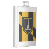 Vlag van Baltimore, Maryland Hip Flask Flacon (Rechts)