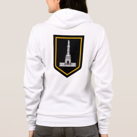 Vlag van Baltimore, Maryland Hoodie (Achterkant)