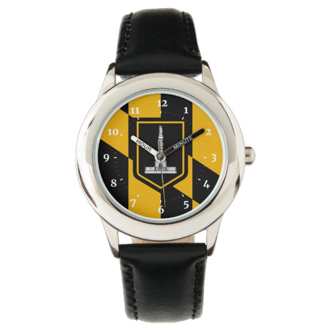 Vlag van Baltimore, Maryland Horloge (Voorkant)