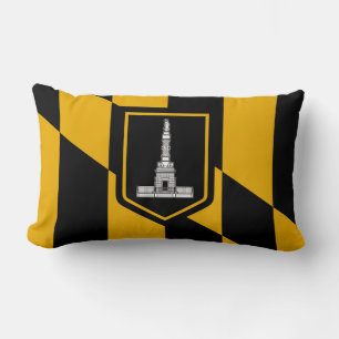 Vlag van Baltimore, Maryland Lumbar Pillow Kussen