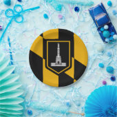 Vlag van Baltimore, Maryland Papieren Bordje (Feest)