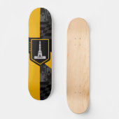Vlag van Baltimore, Maryland Persoonlijk Skateboard (Voorkant)