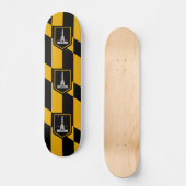 Vlag van Baltimore, Maryland Persoonlijk Skateboard (Voorkant)