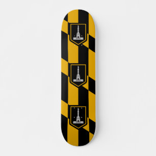 Vlag van Baltimore, Maryland Persoonlijk Skateboard