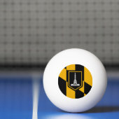 Vlag van Baltimore, Maryland Ping Pong Ball (Net)