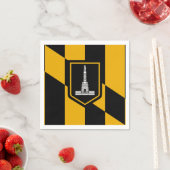 Vlag van Baltimore, Maryland Servet (Insitu)