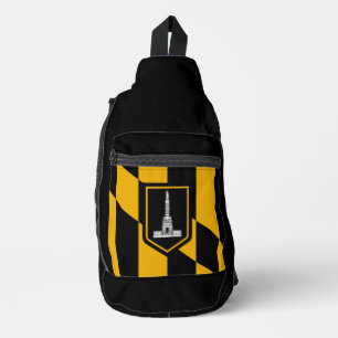 Vlag van Baltimore, Maryland Sling Bag