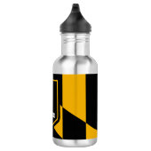 Vlag van Baltimore, Maryland Stainless Steel Water Waterfles (Rechts)