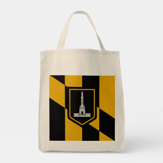 Vlag van Baltimore, Maryland Tote Bag (Achterkant)