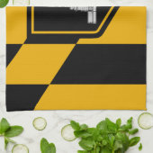 Vlag van Baltimore, Maryland Towel Theedoek (Gevouwen)