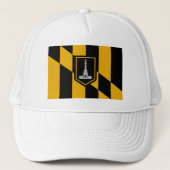 Vlag van Baltimore, Maryland Trucker Pet (Voorkant)