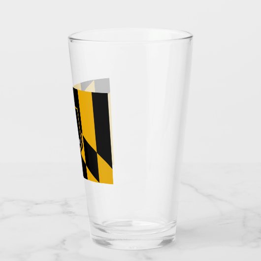 Vlag van Baltimore (Maryland, VS) Glas (Links)