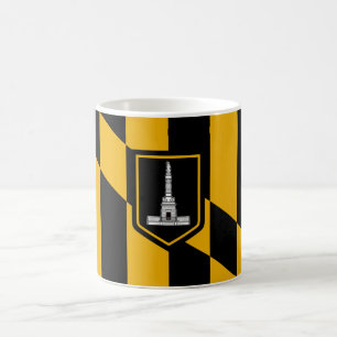 Vlag van Baltimore (Maryland, VS) Koffiemok