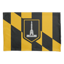 Vlag van Baltimore (Maryland, VS) Kussensloop