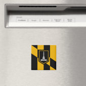 Vlag van Baltimore (Maryland, VS) Magneet (Insitu (Vaatwasser))