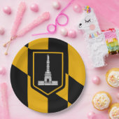 Vlag van Baltimore (Maryland, VS) Papieren Bordje (Feest)