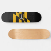 Vlag van Baltimore (Maryland, VS) Persoonlijk Skateboard (Horizontaal)
