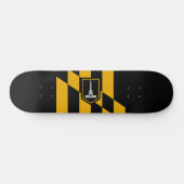Vlag van Baltimore (Maryland, VS) Persoonlijk Skateboard (Horizontaal)