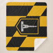 Vlag van Baltimore (Maryland, VS) Sherpa Deken (Voorkant)