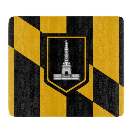 Vlag van Baltimore (Maryland, VS) Snijplank (Voorkant)