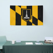 Vlag van Baltimore (Maryland, VS) Spandoek (Beurs)