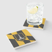 Vlag van Baltimore (Maryland, VS) Stenen Onderzetter (Zijkant)