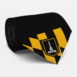 Vlag van Baltimore (Maryland, VS) Stropdas