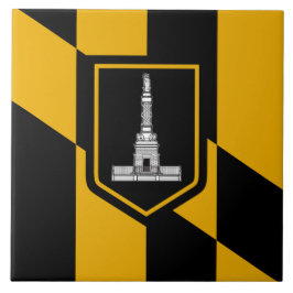 Vlag van Baltimore (Maryland, VS) Tegeltje