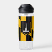 Vlag van Baltimore, Maryland Waterfles (Achterkant)