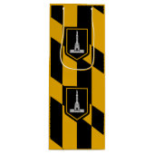 Vlag van Baltimore, Maryland Wine Gift Bag Wijn Cadeautas (Voorkant)