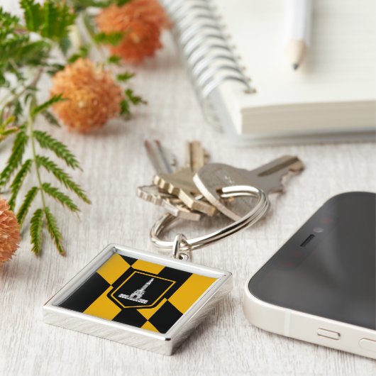 Vlag van Baltimore, Sleutelhanger van Maryland (Zijkant)