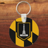 Vlag van Baltimore, Sleutelhanger van Maryland (Voorkant)