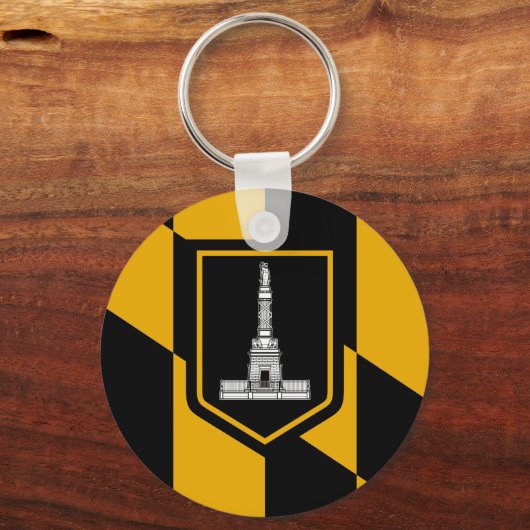 Vlag van Baltimore, Sleutelhanger van Maryland (Voorkant)